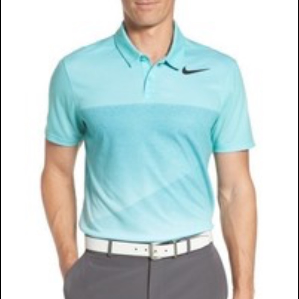 Nike‎ Golf Dri-fit Performance Teal Polo